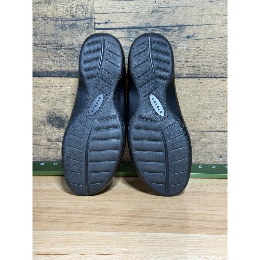 🔥ARAVON DANIELLE-AR AAG08BK Women's Size 9 2A Slip On Black Shoes Excellent - Picture 7 of 8